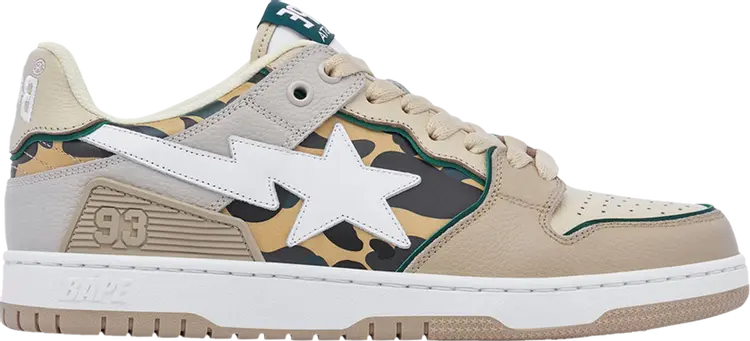 Кроссовки Wmns Sk8 Sta #4 'Beige Camo', кремовый