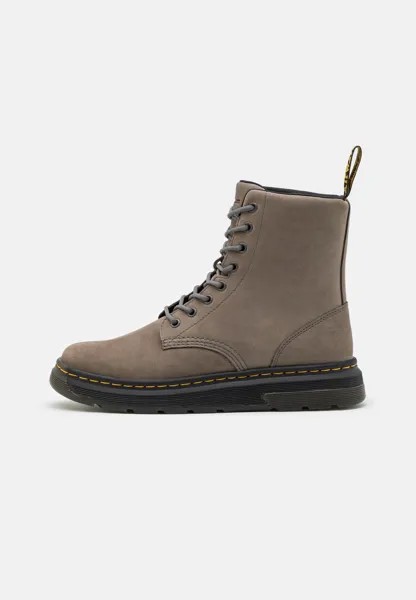 Ботильоны на шнуровке Dr. Martens CREWSON UNISEX, цвет gunmetal