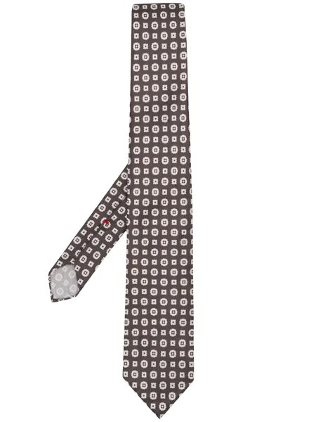 Dell'oglio галстук с геометричным принтом
