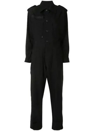 Yohji Yamamoto комбинезон-рубашка на пуговицах