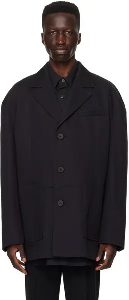 Черный однобортный пиджак Wooyoungmi, цвет Black