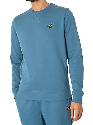 Мужская толстовка с логотипом Lyle - Scott, синяя