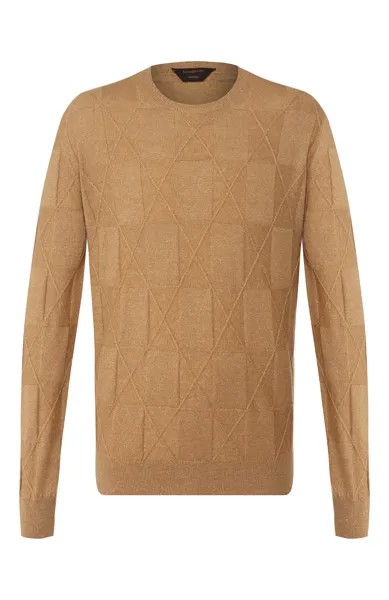 Джемпер из смеси кашемира и льна Zegna Couture