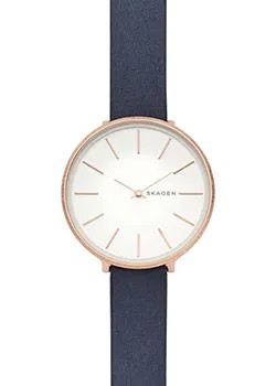 Швейцарские наручные  женские часы Skagen SKW2723. Коллекция Leather