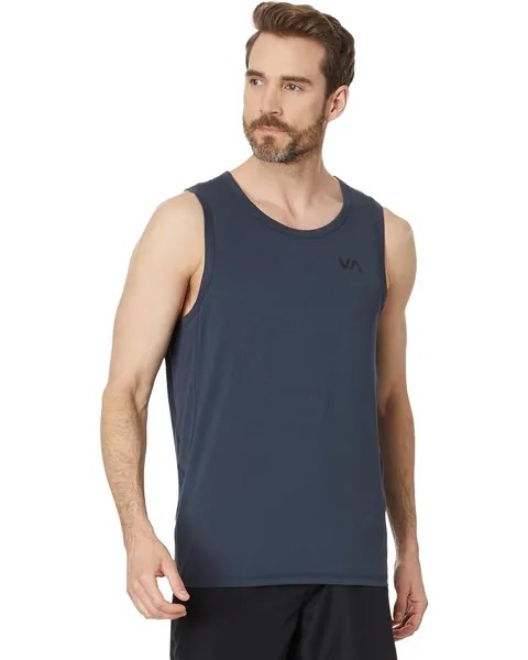 Майка RVCA Sport Vent Tank, цвет Navy Heather