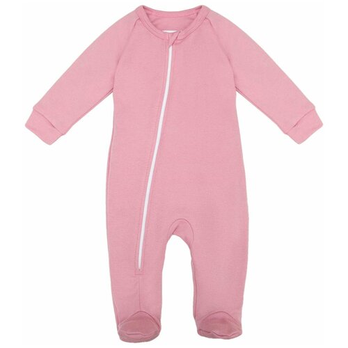 Комбинезон (слип) детский AMAROBABY Nature, на молнии, графит, 62