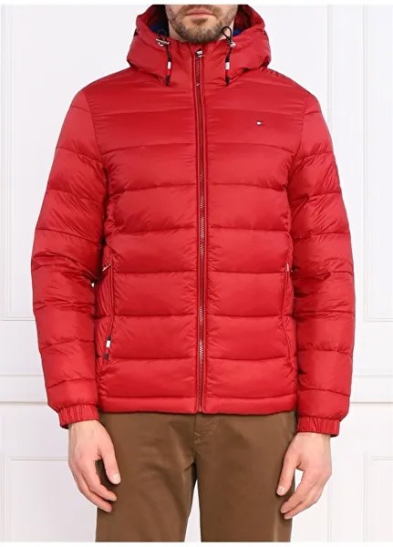 Красное мужское пальто Tommy Hilfiger