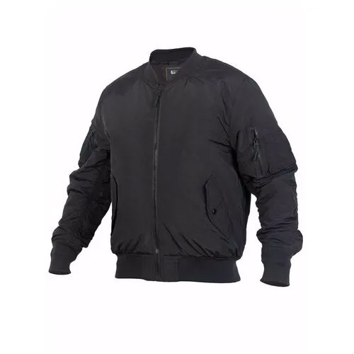Куртка Пилот мужская утепленная (бомбер), GONGTEX Tactical Soft Flight Jacket, осень-зима, цвет Черный (Black)-L