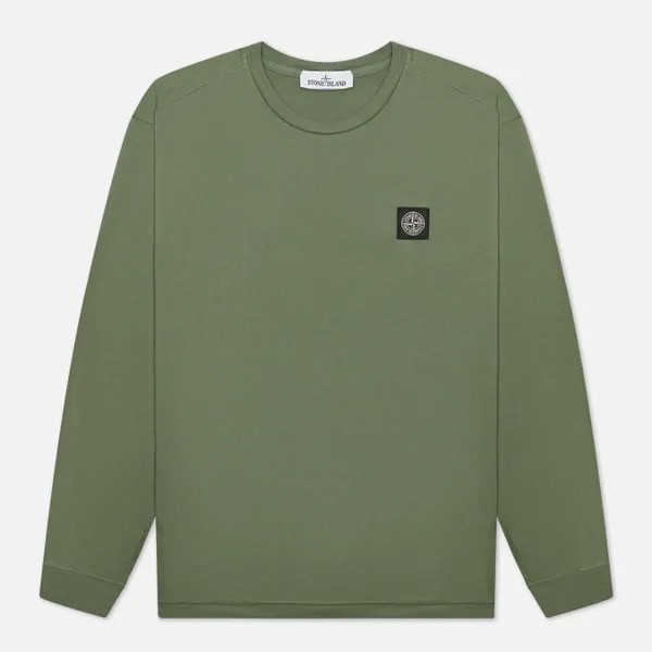 Лонгслив мужской Stone Island 751522713 зеленый XL