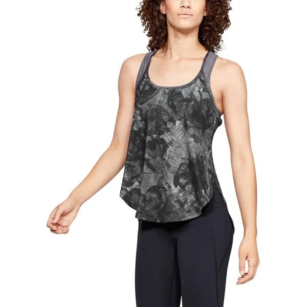 Майка женская Under Armour Armour Sport Printed Tank серая MD