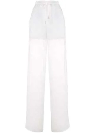Maison Margiela сетчатые спортивные брюки прямого кроя