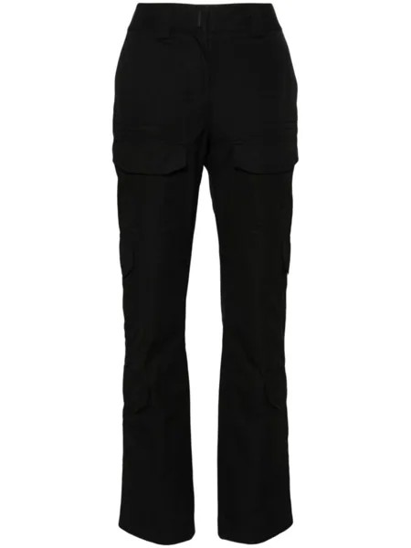 Брюки карго в клетку Givenchy, черный