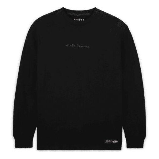 Футболка Air Jordan x A Ma Manire Crossover SS22 Long Sleeve Shirt 'Black', черный
