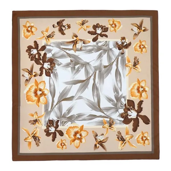 Платок женский Roby Foulards 001.01-52328 Мультицвет 52328, 90х90 см