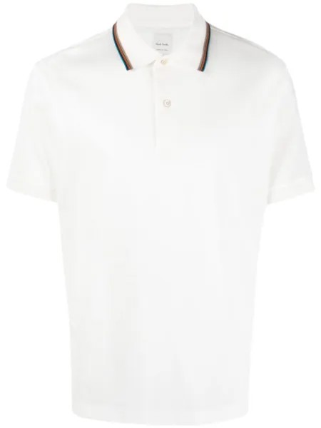 Paul Smith рубашка поло с короткими рукавами, белый