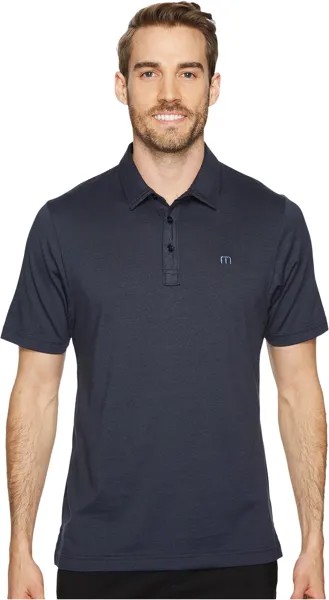 Цинна Поло TravisMathew, цвет Vintage Indigo/Black