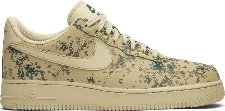 Кроссовки Nike Air Force 1 'Gold Reflective Camo', золотой