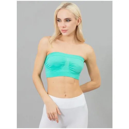 Топ Giulia BANDEAU размер XS/S, biscay green (Голубой)