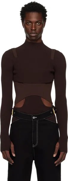 Коричневая водолазка Interlink Skivvy Dion Lee