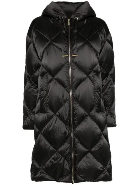 Max Mara парка Trefe, черный