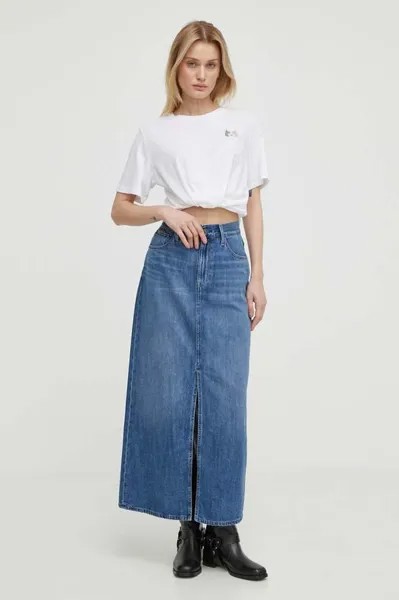 Хлопковая футболка G-Star Raw, белый