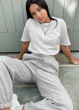 Серые oversized-джоггеры ASOS DESIGN Petite-Серый