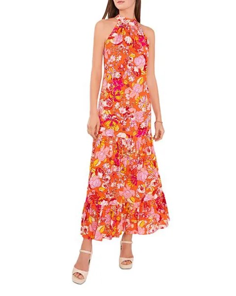 Платье макси с цветочным принтом Challis VINCE CAMUTO, цвет Multi