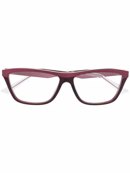 Bottega Veneta Eyewear очки в прямоугольной оправе