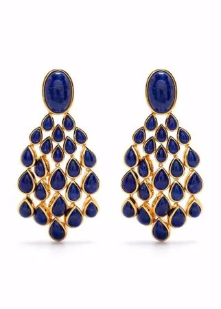 Aurelie Bidermann серьги-клипсы Lapis Lazuli Cherokee