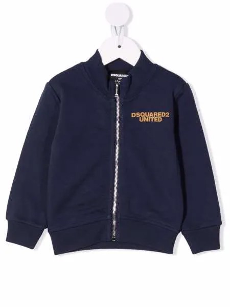 Dsquared2 Kids спортивная куртка на молнии с логотипом