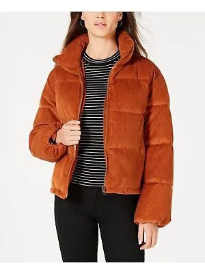 COLLECTIONB Женская оранжевая текстурированная пуховая зимняя куртка Пальто Юниоры XXL