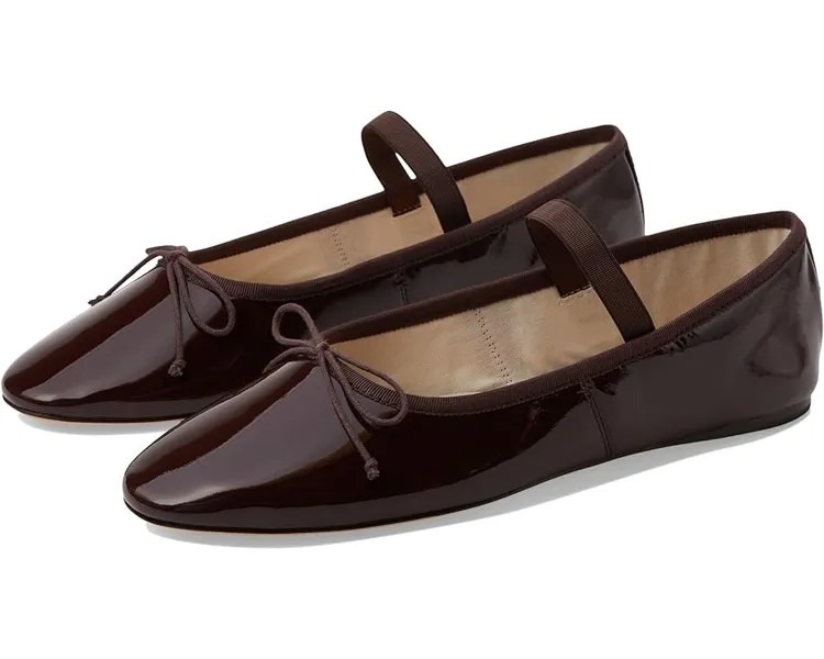 Балетки Loeffler Randall Leonie Soft Ballet Flat, цвет Chocolate