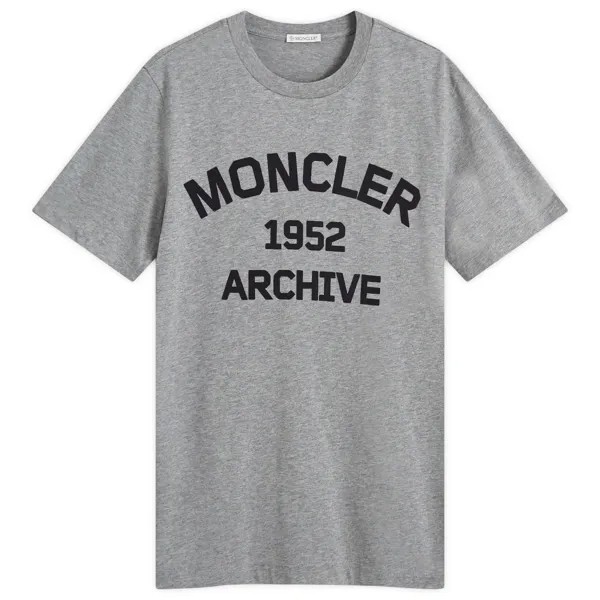 Футболка Moncler 1952 Archive T-Shirt, серый
