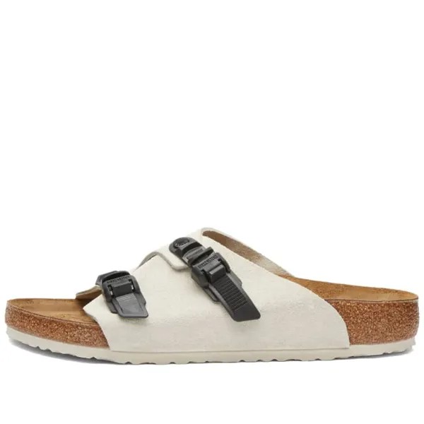 Шлепанцы Birkenstock Zürich Tech, белый/коричневый