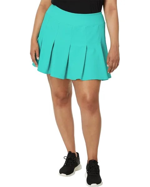 Юбка SKECHERS Pickleball Uno Rib Pleated Skort, цвет Turquoise