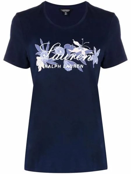 Lauren Ralph Lauren embroidered-logo jersey-knit T-Shirt