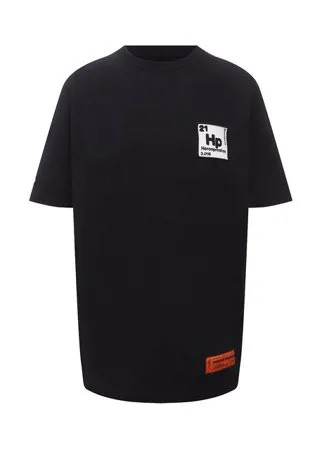 Хлопковая футболка Heron Preston