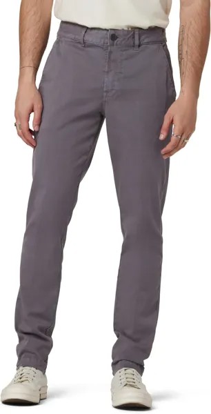 Классические узкие прямые брюки-чиносы из металла Hudson Jeans, цвет Metal