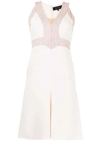 Gucci Pre-Owned расклешенное платье с разрезом спереди
