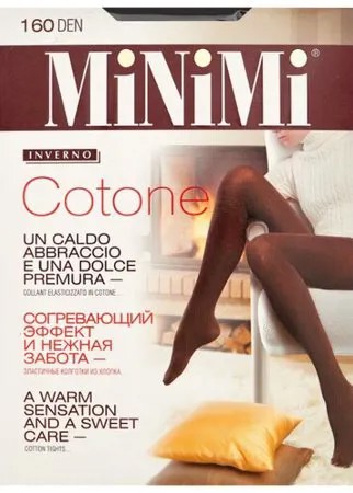 Колготки MiNiMi Cotone 160 den, размер 3-M, nero (черный)