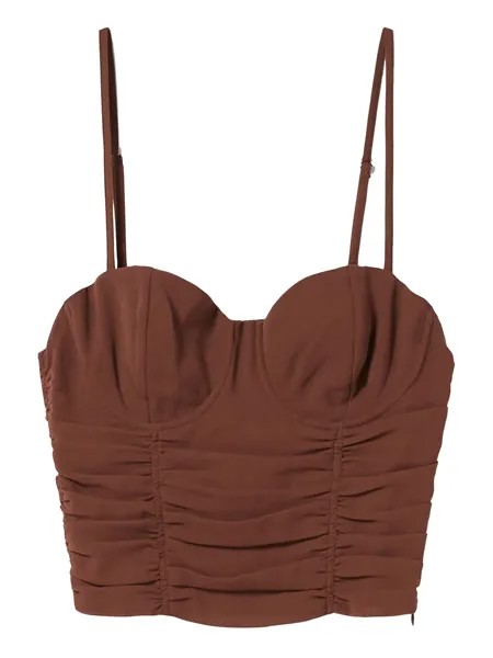 Топ Bershka, цвет Chocolate
