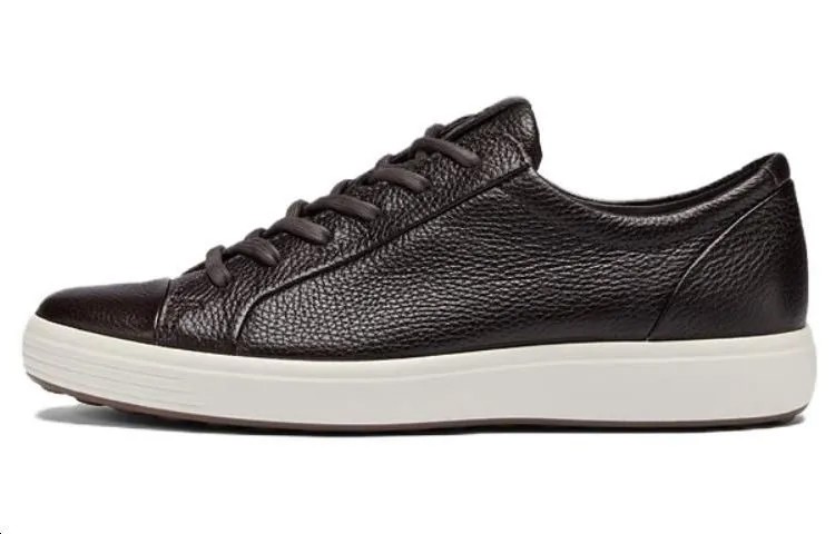 Кроссовки ecco Soft Cool Skateboarding Shoes Men Low-top Mocha Brown, цвет Mocha
