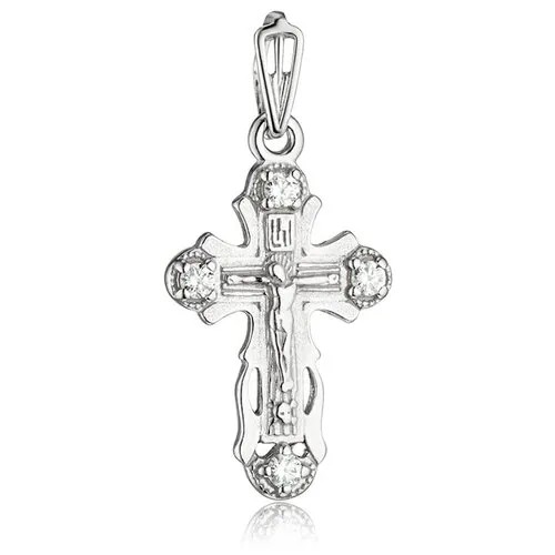 Крест серебряный с фианитами арт. 2136556/91