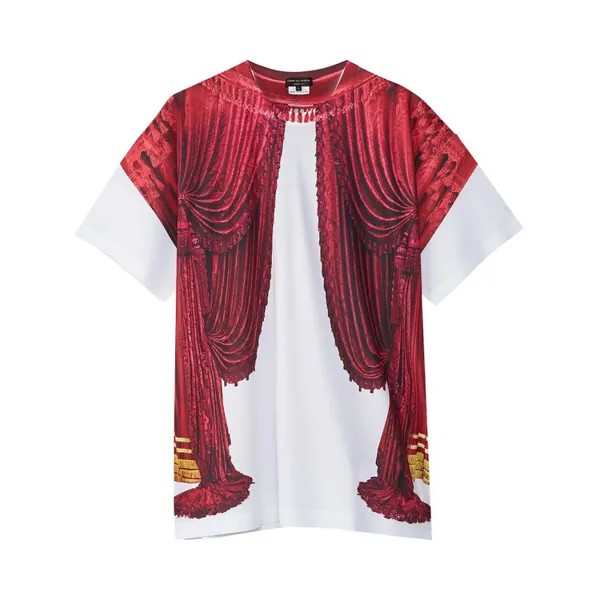 Футболка Comme Des Garçons Comme des Garçons Homme Plus Garment Print Pattern 3 T-Shirt, белый