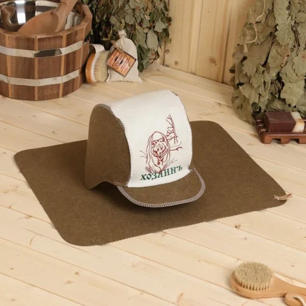 Набор для шапка коврик