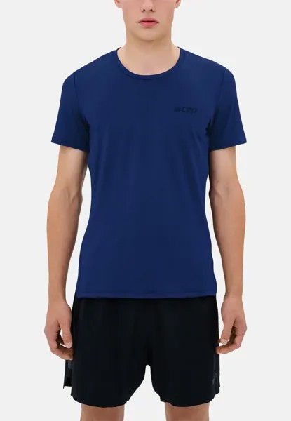 Спортивная футболка The Run Short Sleeve CEP, цвет dark blue