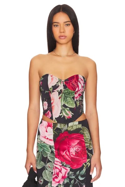 Топ HEMANT AND NANDITA x REVOLVE Corset, черный