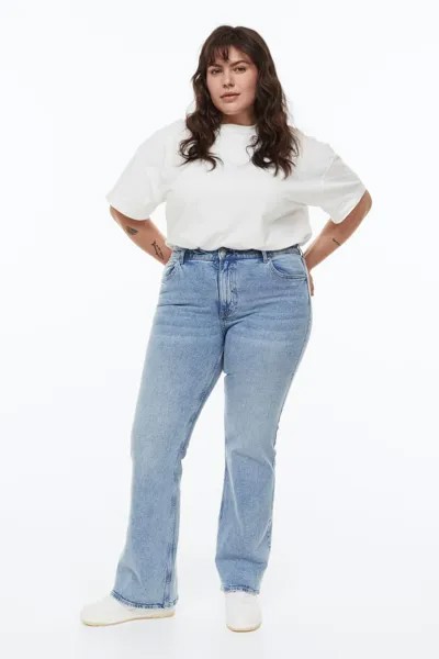 Джинсы женские H&M 1074295014 голубые 60 IT (доставка из-за рубежа)