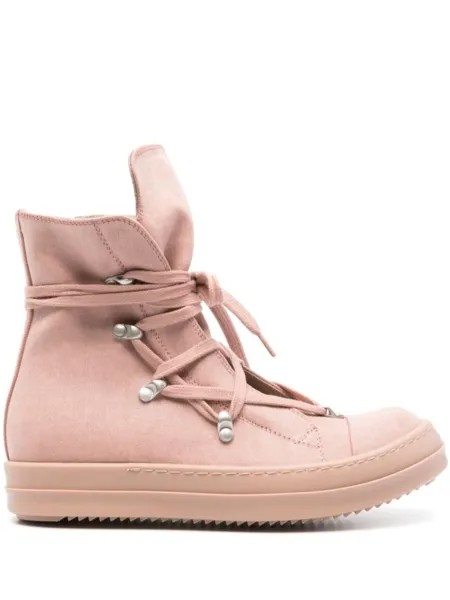 Высокие кеды Rick Owens DRKSHDW Hexa, розовый