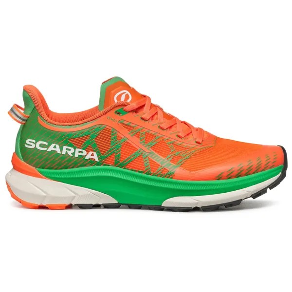 Кроссовки для бега по пересеченной местности Scarpa Golden Gate 2, цвет Orange Fluo/Spring Green